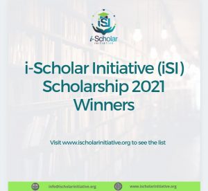 i-scholar 2021 scholarship winners